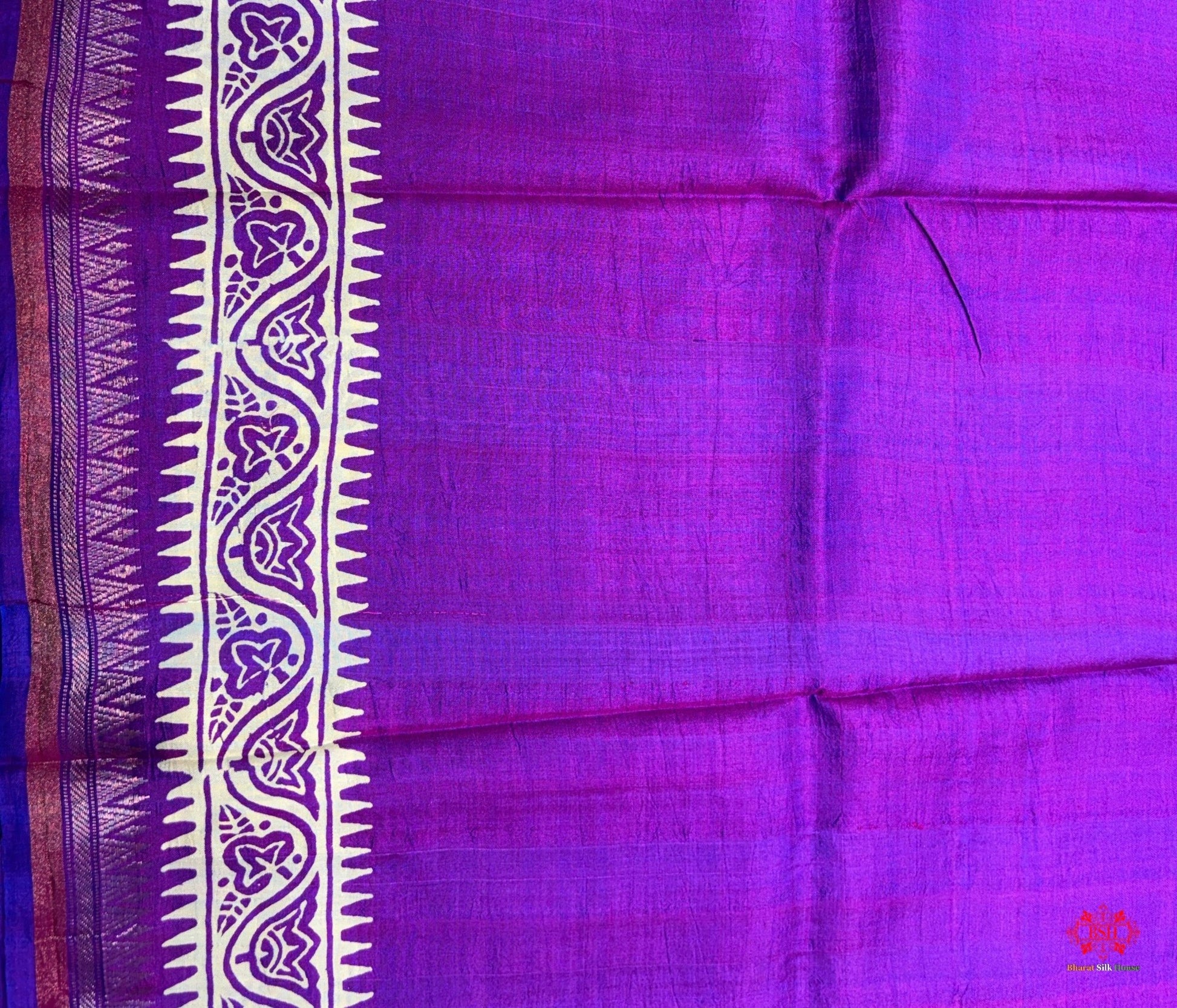 Pure Katan Lightweight Digital Art Summer Wear Saree - Bharat Silk House katan silk