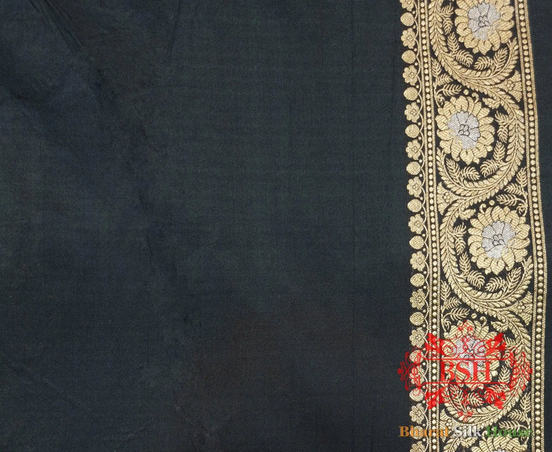 Pure Katan Silk Banarasi Handloom Saree - All over Jaal work with Meenakari - Bharat Silk House Pure Kataan Silk