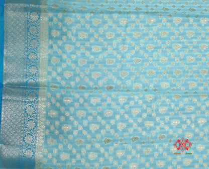 Pure Rangkaat Multi Color Zigzag Chiniya Silk Saree - Bharat Silk House