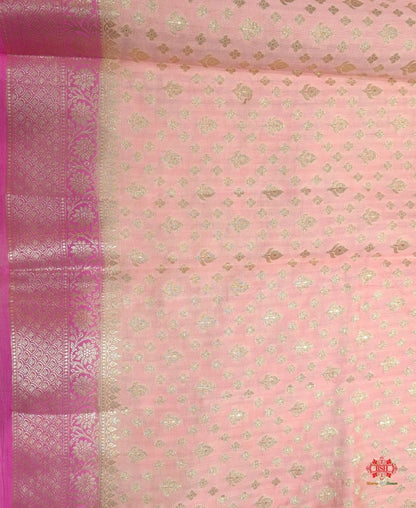 Pure Rangkaat Multi Color Zigzag Chiniya Silk Saree - Bharat Silk House Chiniya Saree