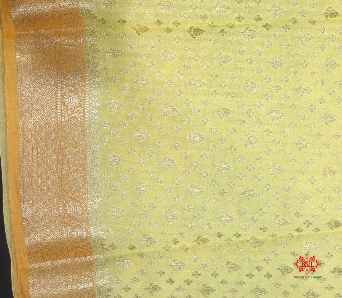 Pure Rangkaat Multi Color Zigzag Chiniya Silk Saree - Bharat Silk House Chiniya Saree
