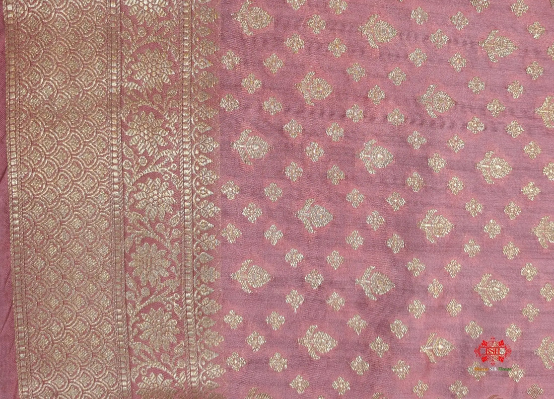 Pure Rangkaat Multi Color Zigzag Chiniya Silk Saree - Bharat Silk House Chiniya Saree