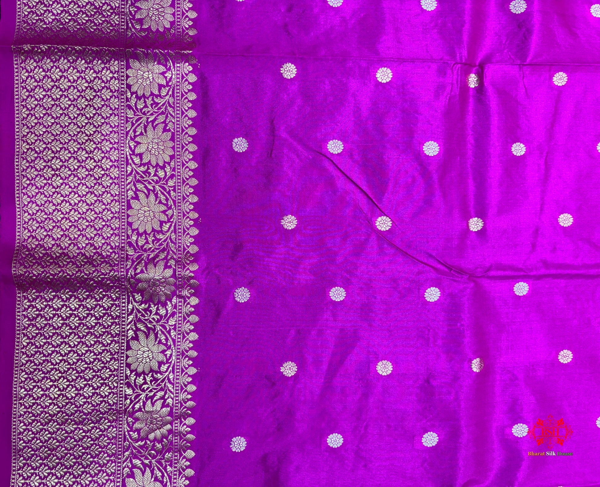 Pure Banarasi  Handloom Katan Silk  Antique Dual Zari Saree In Shades Of Pink - Pure Kataan Silk - 