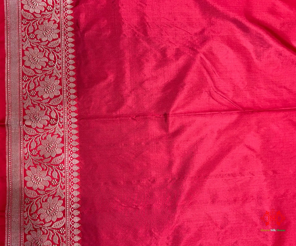 Pure Banarasi  Handloom Katan Silk Antique Zari Saree In Shades Of Pista - Pure Kataan Silk -