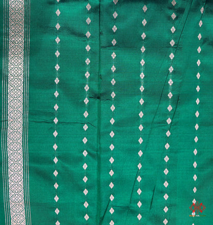 Pure Banarasi  Handloom Katan Silk  Antique Zari Saree In Shades Of Coffee Brown - Pure Kataan Silk - 