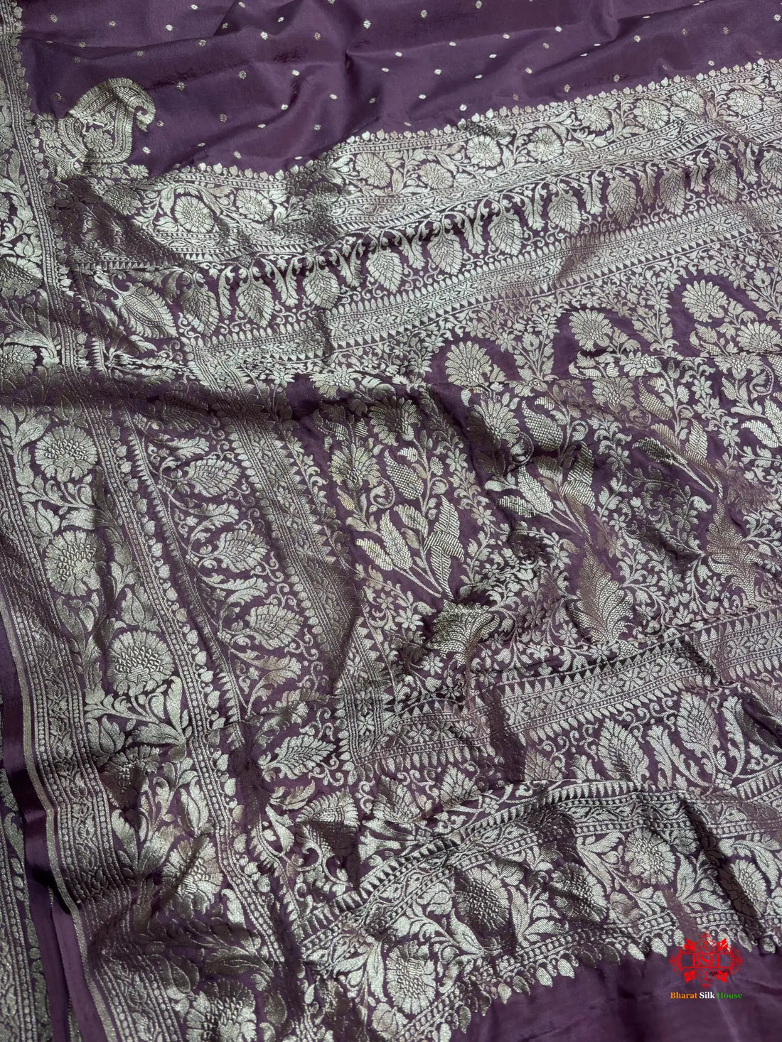 Pure Silk Crape Khaddi Georgette Saree With Antique Zari In Shades Of Blush Pink - Chiffon Sarees -