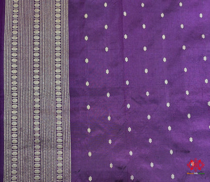 Pure Banarasi  Handloom Katan Silk Antique Zari Saree In Shades Of Multi Color - Pure Kataan Silk - 