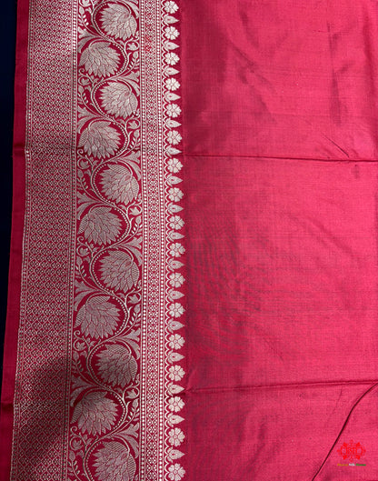 Pure Banarasi  Handloom Katan Silk  Antique Zari Saree In Shades Of White - Pure Kataan Silk - 