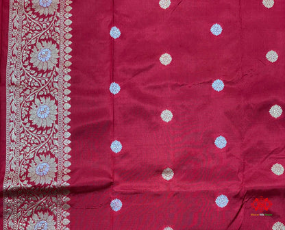 Pure Banarasi  Handloom Katan Silk  Antique Dual Zari Saree In Shades Of Yellow - Pure Kataan Silk -