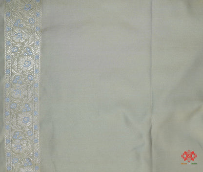 Shades Of Beige Single Zari Tanchoi Silk Saree - Bharat Silk House Tanchoi katan