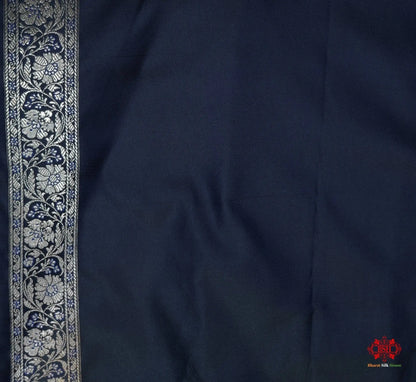 Shades Of Blue Single Zari Tanchoi Silk Saree - Bharat Silk House Tanchoi katan