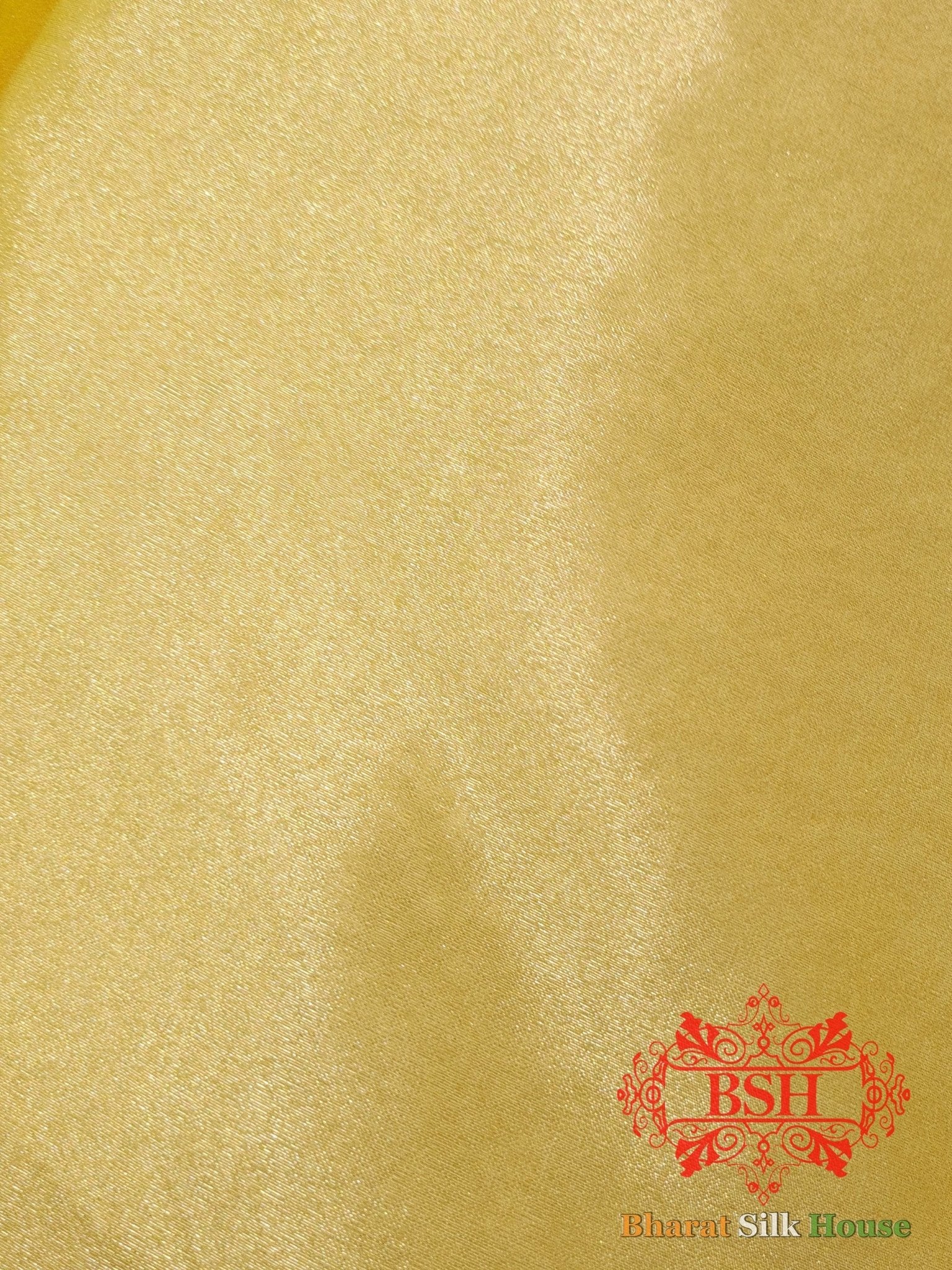 Yellow Color Crochet Work Tissue Silk Saree - Bharat Silk House Tissue Silk