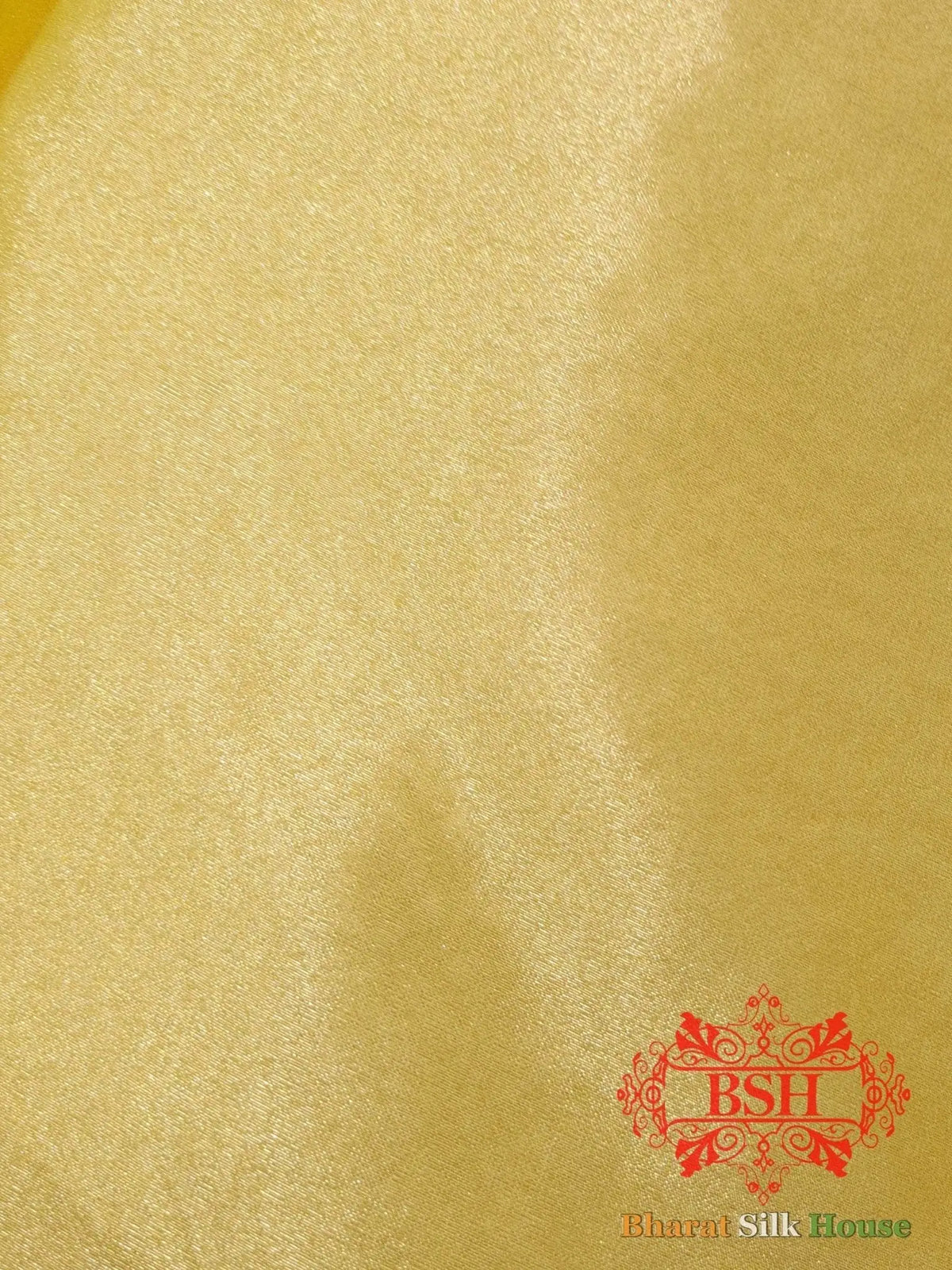 Yellow Color Crochet Work Tissue Silk Saree - Bharat Silk House Tissue Silk